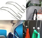 車(chē)用多功能掛鉤帶珠子不銹鋼掛鉤 可調(diào)節(jié)汽車(chē)椅背掛鉤 XL-007